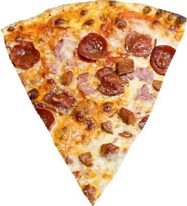 Pizza by the Slice - NY Meat Lovers Slice.
