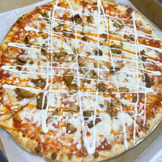 Fiery Buffalo Chicken Pizza