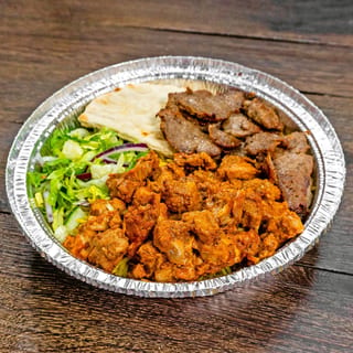 Combo Chicken + Beef Gyro Rice Platter